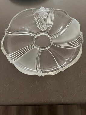 12” Mikasa Satin Orchid Divided Relish Tray Serving Platter